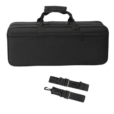 

600D Water-resistant Gig Bag Box Backpack Oxford Cloth for Trumpet with Adjustable Dual Shoulder Strap Pocket Foam Cotton Padded