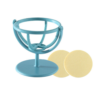 

Gobestart Dual-use Rotating Storage Rack Beauty Egg Drying Anti-mold Powder Puff Cotton