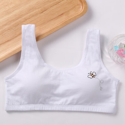 

Kids Training Bra Underwear Cotton Teenage Bra Puberty Girl Running Yoga Bra Girl Sports Bra Soft Cotton Underwear 8-16T