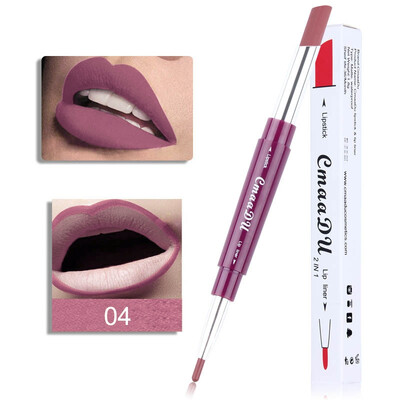 

Double Head Lip Liner Matte Lip Pencil 6 Colors Waterproof Moisturizing Lipsticks Long-lasting Lips Lipliner Makeup
