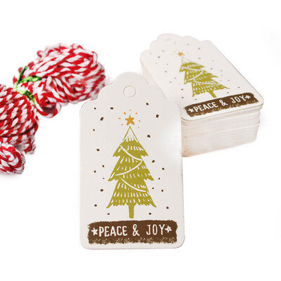 

Decorative Merry Christmas Paper Tags Gift Tags Label Hanging Cards Diy Craft Party Supplies Hanging Ornaments