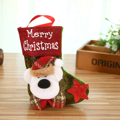 

Tailored Christmas gifts Candy Beads Christmas Santa Claus Snowman Socks Decorations