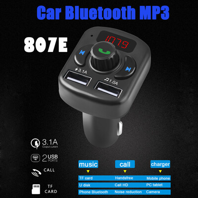 

〖Follure〗Car MP3 Player FM Transmitter Dual USB Car Charger Support Bluetooth TF Card