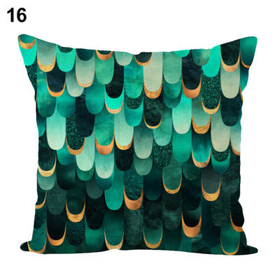

45x45cm Colored Drawing Pillow Case Cushion Cover Home Cafe Sofa Car Decoration