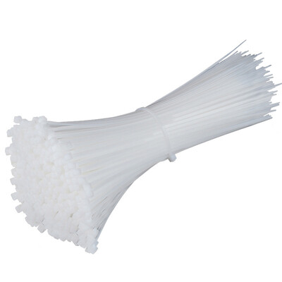 

AUSUM self-locking nylon cable ties cable tie cable 25100mm white 100 stick AS-7025