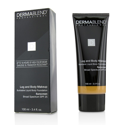 

DERMABLEND - Leg&Body Make Up Buildable Liquid Body Foundation Sunscreen Broad Spectrum SPF 25 - Tan Honey 45W 100ml34oz
