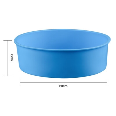 

Silicone Mold Cake Mousse Random Color Round Shape Moulds For Ice Creams Chocolates Pastry Art Pan Bakeware Cake Tools