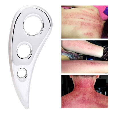 

2020 NEW 1Pcs Stainless Steel Gua Sha Plate Natural Therapy Soft Tissue Body Massage Tool Health Care