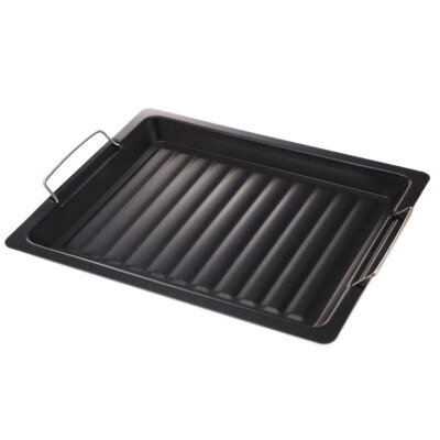 

BBQ Grill Sheet Hot Plate Easy Clean Non-stick Grilling Pan Kitchen Outdoors Barbecue Camping Cooking Tools