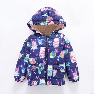 

2020 Autumn Winter Baby Girls Jackets Infant Outerwear Cotton Hooded Coats For Baby Jacket Baby Coat Newborn Baby Girls Clothes