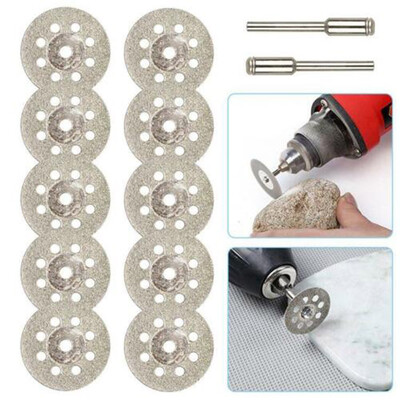 

Gobestart 10PCS Diamond Cutting Wheel Saw Blades Cut Off Discs Set Rotary Tool Replacement