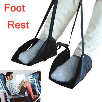 

Gobestart Comfy Hanger Travel Airplane Footrest Hammock Made With Premium Memory Foam Foot