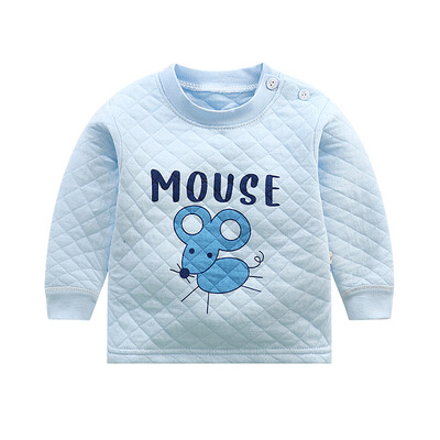 

Autumn Winter Children Clothes Baby Boys Long Sleeve T-Shirts Kids Girls Cartoon Printed Tops Tees Casual Blouse