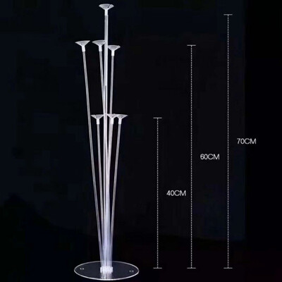 

1Set Balloons Column Stand Plastic Balloon Support with 7 Tubes Party Supplies