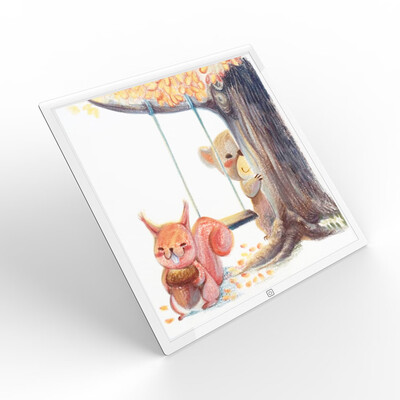 

Ultra-Thin Portable LED Light Pad Tracer Stepless Dimming Artcraft Tracing Light Box Copy Board Tablet for Artists Adults kids Stu
