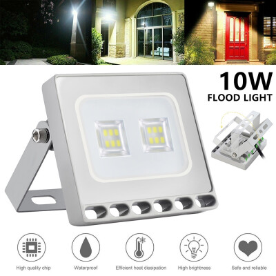 

2pcs 10W Flood Lights Rechargeable LED Work Light Waterproof IP65 Spotlights Outdoor Camping Emergency Lights Floodlights