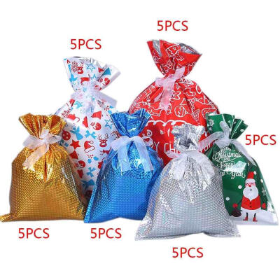 

30pcs Candy Gift Bags with Handle Wine Packaging Bags party Drawstring Storage Bags Favors Bags New Year Gift Blessing