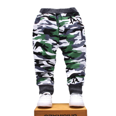 

New Autumn Spring Boys Grils Pants Children Boys Camouflage Pants Kids Casual Long Trousers Baby Boy Clothing