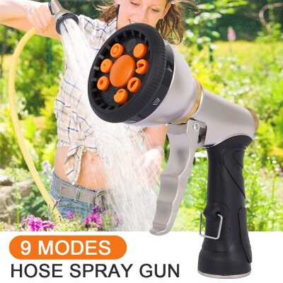 

9-types Garden Hose High Pressure Gun Sprinkler Nozzle Water Spray Gun Car Wash Hose Garden Water Gun Nozzle