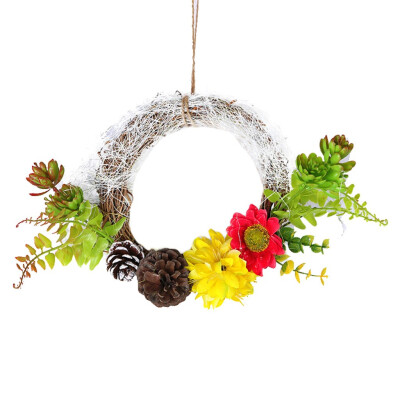 

Tailored 20CM Christmas Wreath Christmas Home Decoration Wedding Decoration Wreath