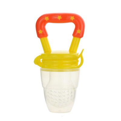 

Dummy FDA Approved Silicone Baby Fresh Fruit Feeder Baby Pacifier Food Feeder with Silicone Pouches