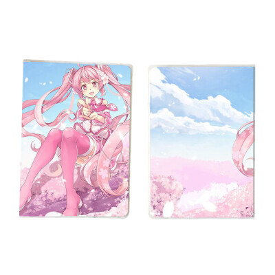 

Hatsune Miku Anime Series Notebook Creative Portable Hardcover Version 128 Pages Notebook School Supplies