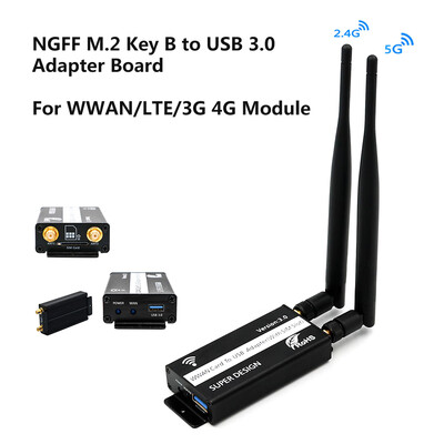 

NGFF M2 Key B to USB 30 Adapter Board Card LTE Module with SIM 68 Pins Slot for WWANLTE3G 4G Module