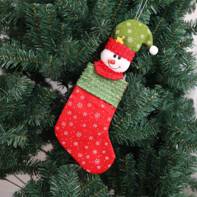 

Toponeto Merry Christmas Plush Tree Hanging Gift Candy Large Socks Decoration