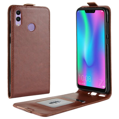 

for Huawei Honor 8C WIERSS Flip Leather Case for Huawei Honor 8C BKK-AL10 BKK-TL00 Retro Wallet Case Leather Cover Cases