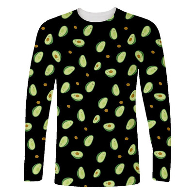 

Toponeto Unisex Mens 3D Printing Creative Round Neck Casual Long Shirts Top Blouse