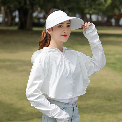 

Womens short cardigan summer new thin coat UV-proof Korean version of sunscreen outdoor sunscreen shirt