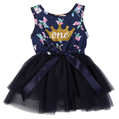 

High Quality Baby Dress Spring Summer Casual Style Baby Girls Dress Bow Baby Dress Turn Down Collar Kids Clothes