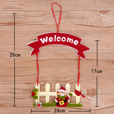

Tailored Handmade Santa Cloth Doll Birthday Present For Home Christmas Holiday Decoration