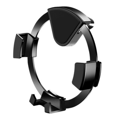 

High end Round gravity induction Mini Air Vent Mount-clip Cell Phone Holder Universal Bracket Stand Support Creative