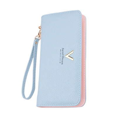 

Women Long Clutch Faux Leather Wallet Purse Checkbook Coin Bag Card Handbag