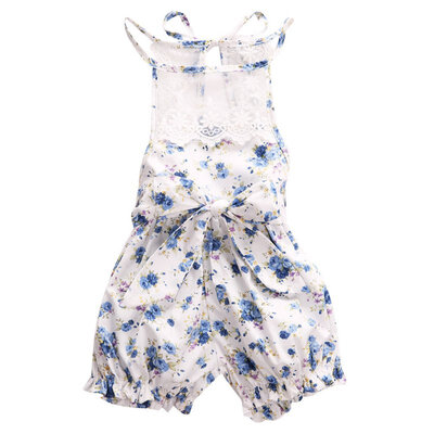 

Newborn Infant Baby Girls Floral Romper Jumpsuit Outfits Bud silk Sunsuit Clothes 0-18M
