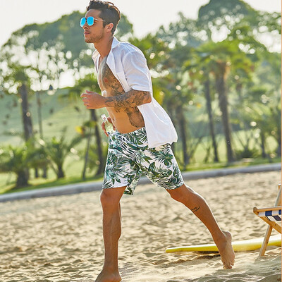 

Gobestart Fashion Mens Strapped Hawaiian Beach Fit Sport Quick Dry Casual Shorts Pants