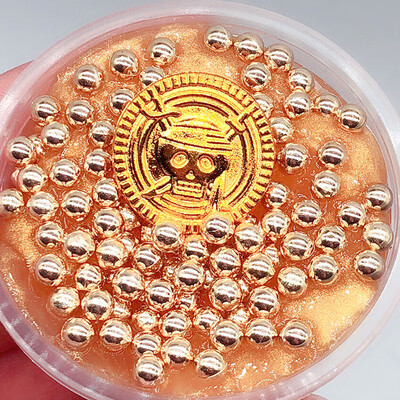 

〖Follure〗Gold Coin Pearl Clay Mud Mixing Cloud Slime Putty Scented Stress Kids Clay Toy