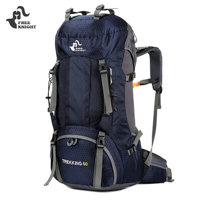 

FREEKNIGHT FK0395 60L Water Resistant Climbing Hiking Backpack with Rain Cover