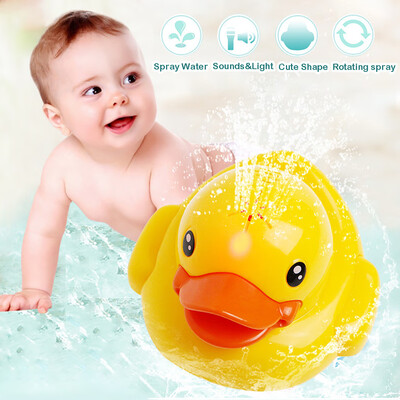 

YIWULAFunny Rotate Spray Water Duck Bath Toddler Party Swimming Pool Toy Gift Kids