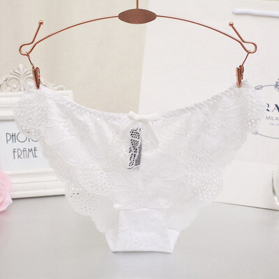 

Sexy Women Lace Panties Low Waist Cotton Crotch Briefs Underwear Women Soft&Breathable Lingerie