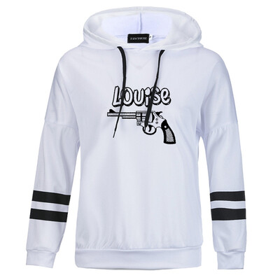 

Women Fashion Thelma Louise Letter Print Best Friends Hoodie