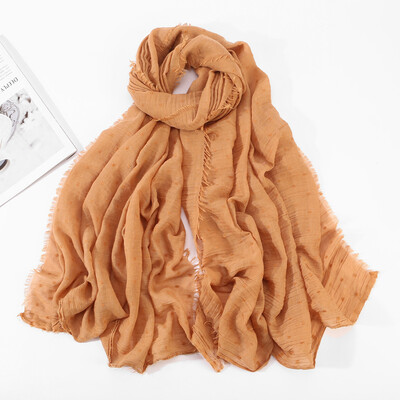 

Gobestart 10Colours Women Solid Fashion Cotton Long Scarf Muslim Hijab Wrap Shawl Headwear