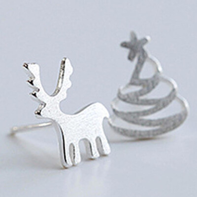 

Ear Nail Women Latest Gift Elk Stud Christmas Fashion New Ear Ear Stud Jewelry New Christmas Elk Trees Nail