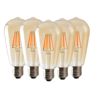 

〖Follure〗ST64 LED Bulb Decoration Retro Personality Bulb Transparent E27