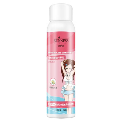 

Sunness Painless Hair Removal Cream Mousse Spray Foam Bikini Underarm Leg Depilatory Cream Smooth Skin Body Care