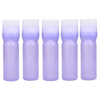 

Gobestart 5PCS Hair Dye Bottle Applicator Brush Dispensing Salon Hair Coloring Dyeing