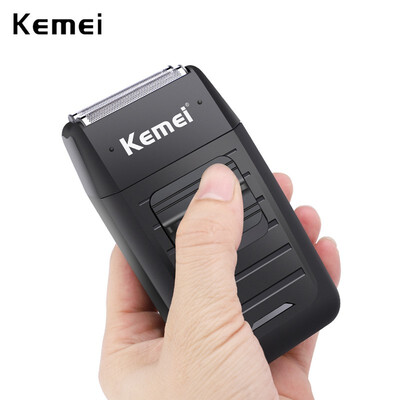 

Kemei Rechargeable Two Blades electric Shaver Razor Men hair clipper hair Trimmer Beard shaving machine for men