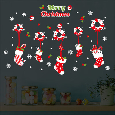 

Tailored 2019 Merry Christmas Household Room Wall Sticker Mural Decor Decal Removable