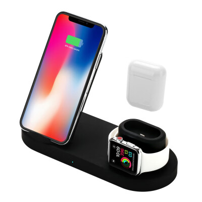 

4 In 1 Wireless Charger Station 10W Qi Fast Wireless Charger Stand Compatible With IPhone Samsung Apple watch xiaomi